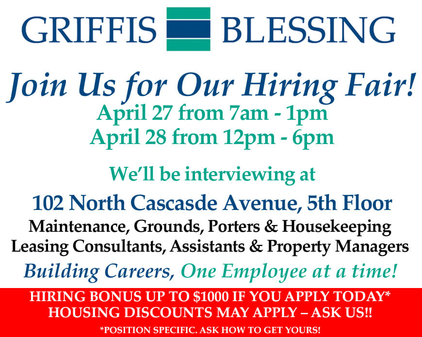 April Hiring Event